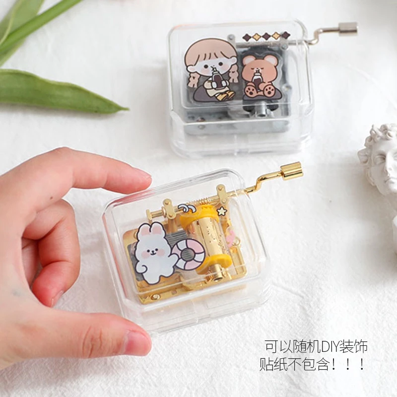 Hộp Nhạc Mini Trong Suốt Thiết Kế Sáng Tạo - Ảnh 3